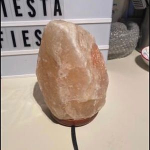 Himalayan salt rock lamp